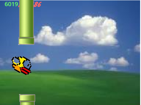 looping in the rooms but flappy birds